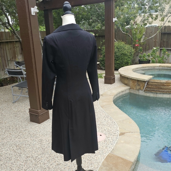 Pendleton black  Double Breasted 100%  virgin wool dress 4 - Picture 7 of 14